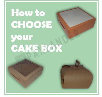 Different Type Of Cake Boxes