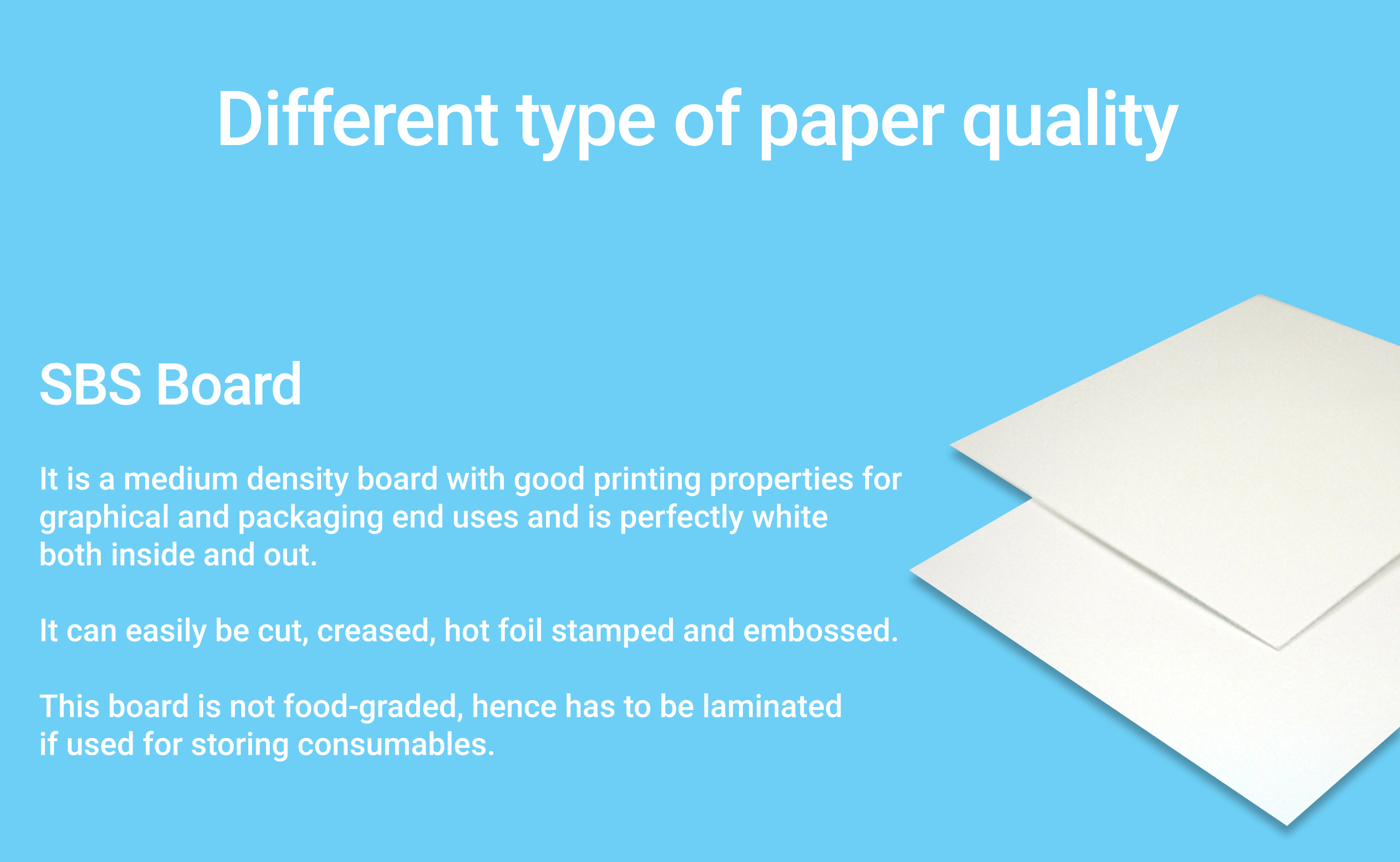 Different Type of Paper Quality Image