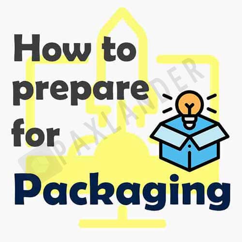 Prepare for Packaging